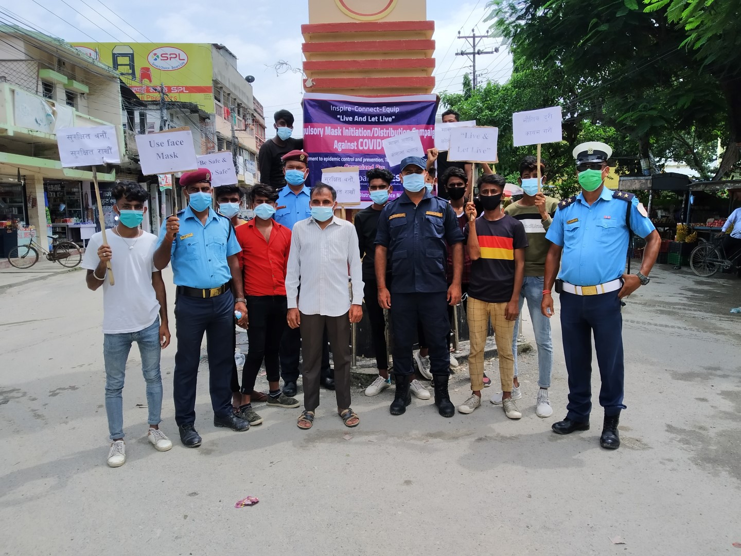 Free Mask Distribution Campaign and Awareness Rally